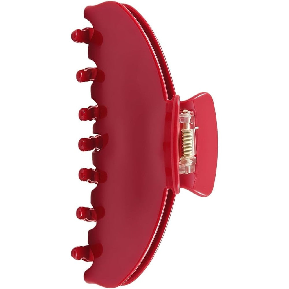 OideGuiing durable acetate hair clip in cherry red front view