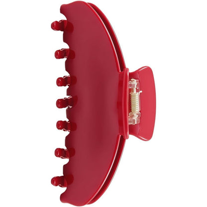 OideGuiing durable acetate hair clip in cherry red front view
