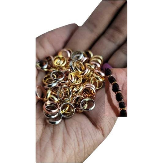 Bead It Wear It Love It stainless steel hair beads front view showing copper finish