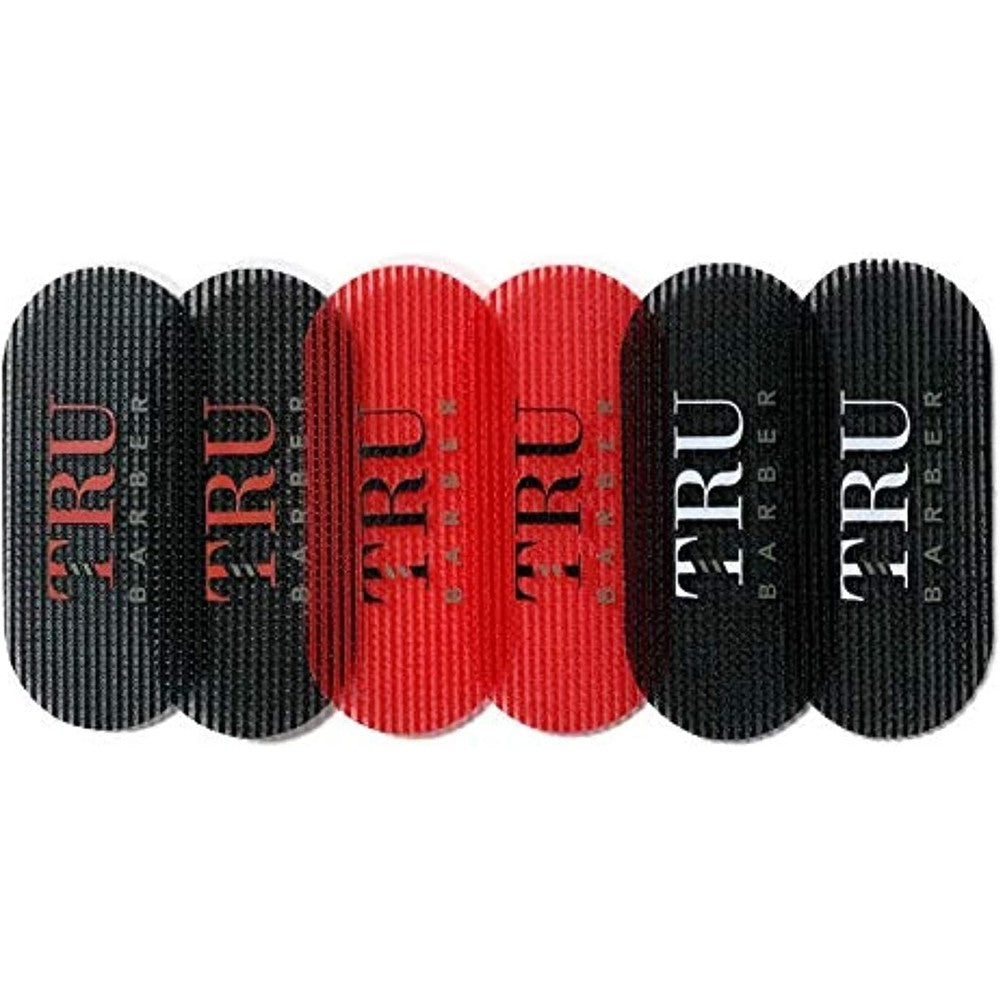 TRU BARBER hair grippers 6 pieces bundle pack front view salon accessories