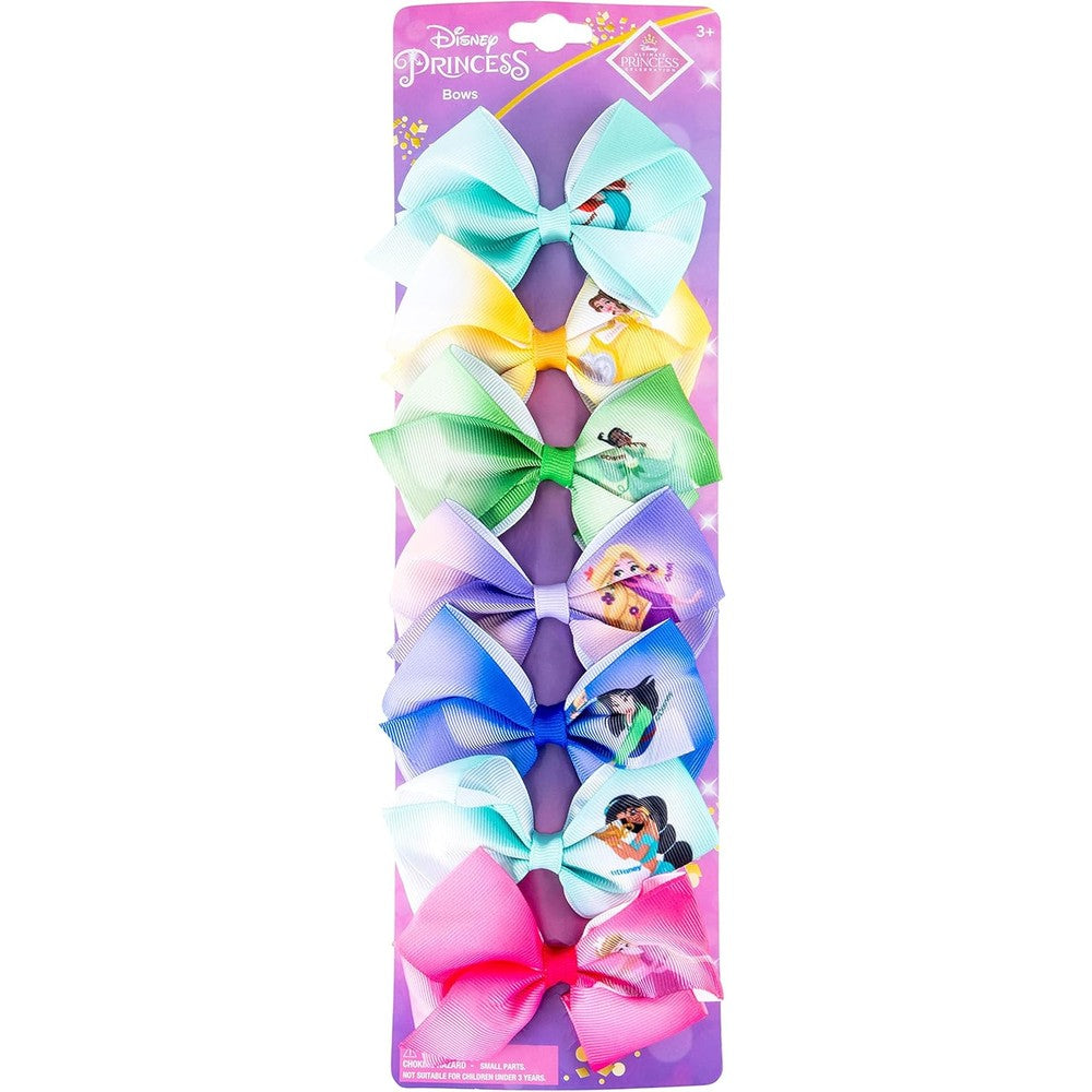 Luv Her Disney Princess hair accessories gift set front packaging view showcasing seven colorful clips.
