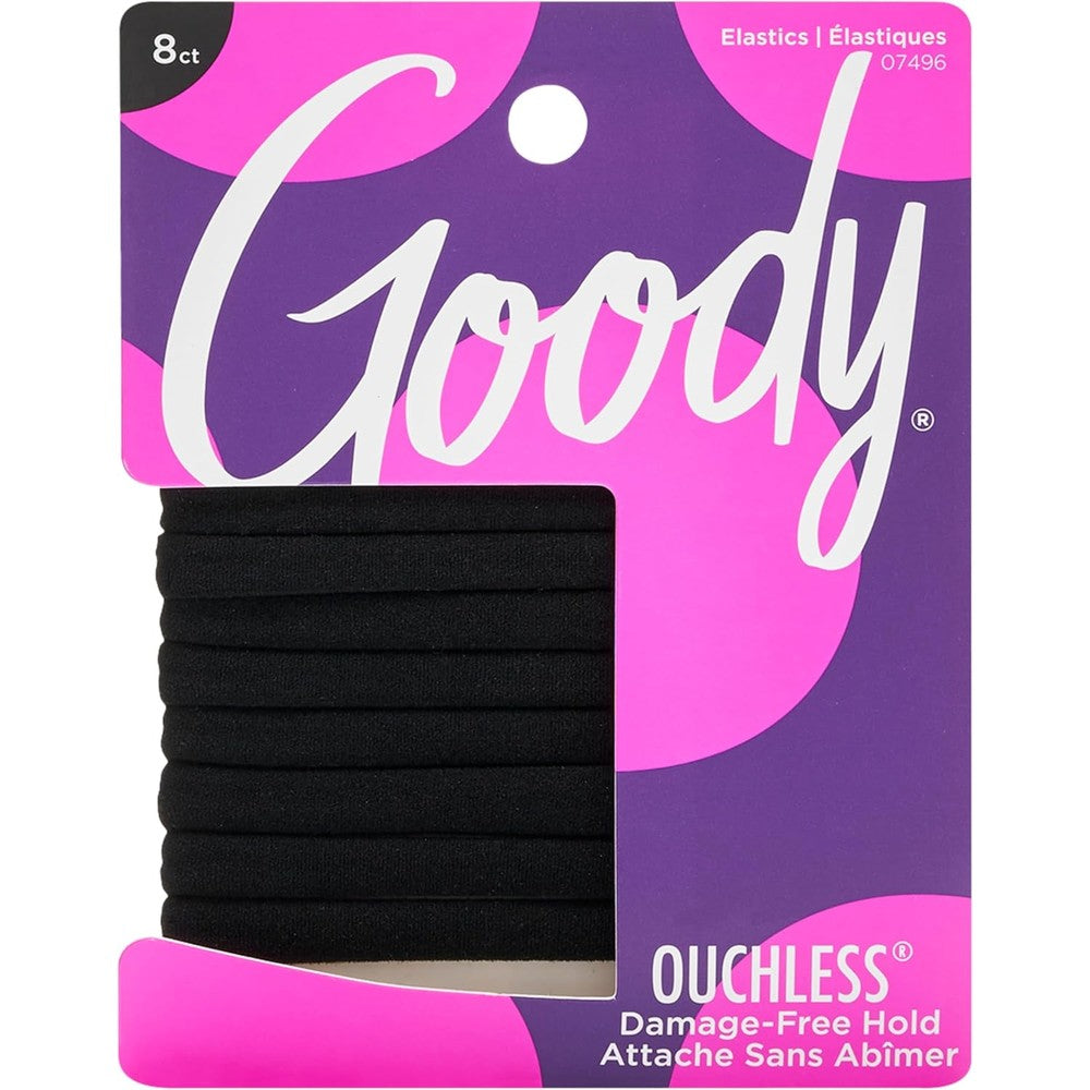 Goody Ouchless Seamless Hair Elastics 8 Count front view package