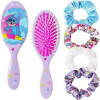 Luv Her Lilo and Stitch hair accessory set front view featuring brush and scrunchies