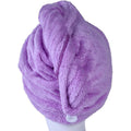 YYXR microfiber hair drying towel front view