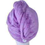 YYXR microfiber hair drying towel front view