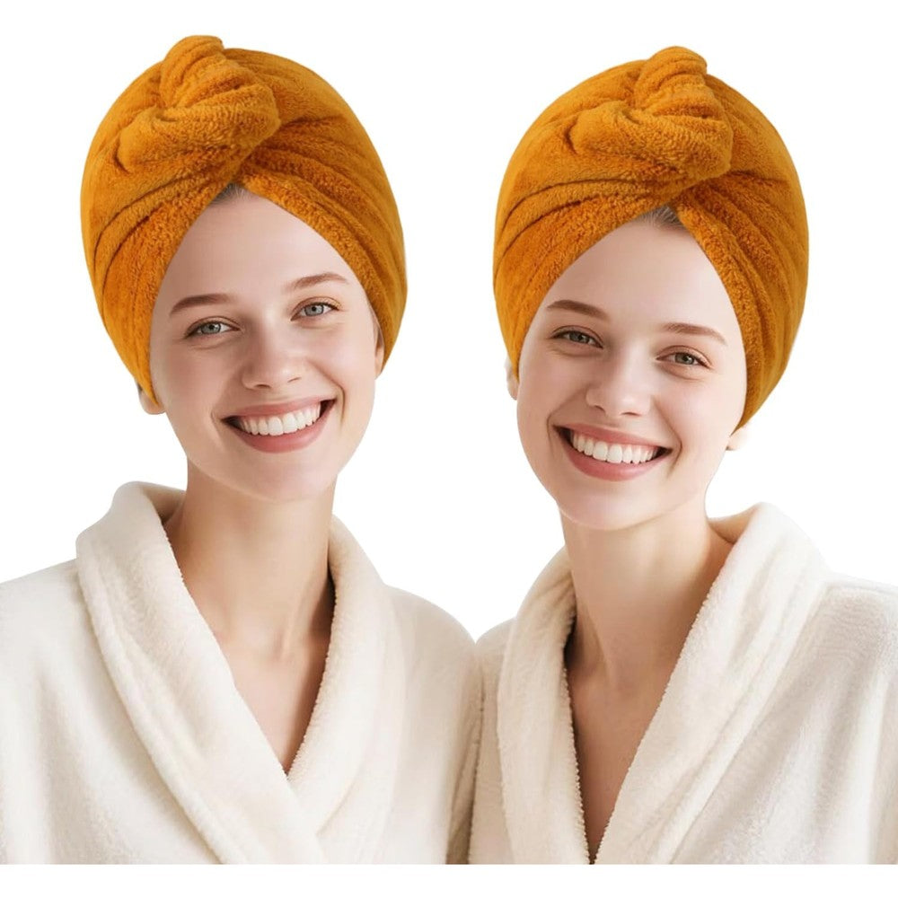 AGKXHDEC microfiber hair turban front view