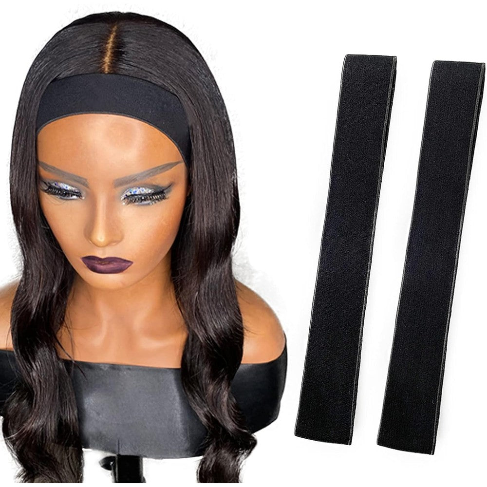 Atimiaza elastic wig bands pack of two front view