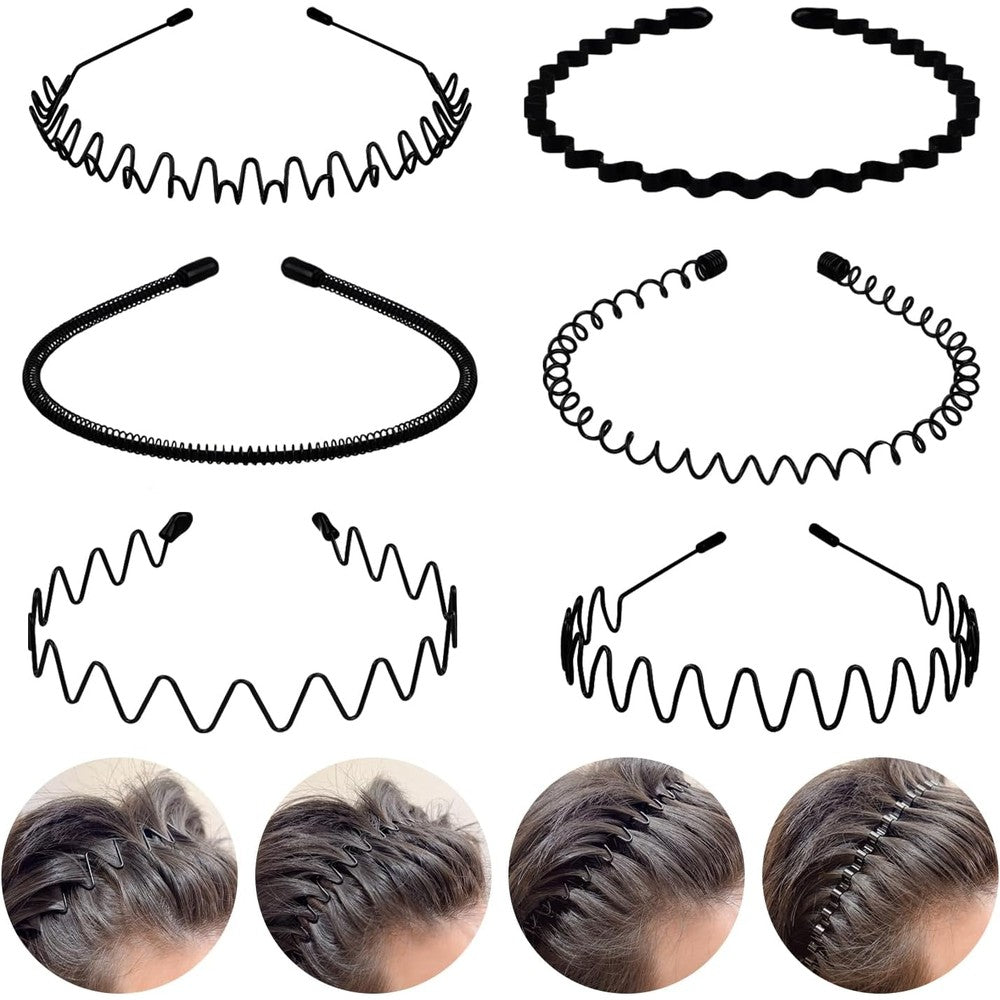 Fenshine metal hair bands set front view