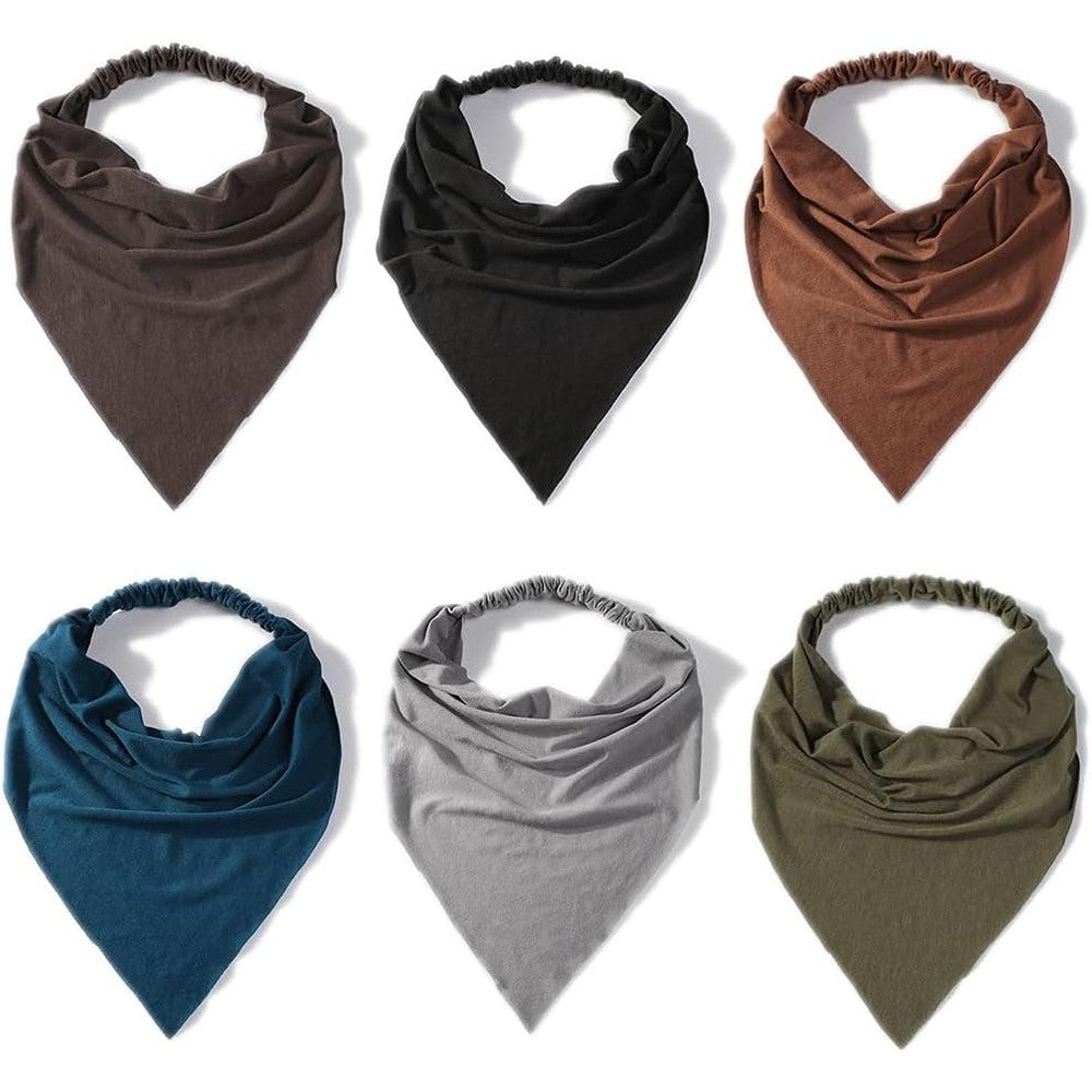 Vercret 6 pack hair scarf headband front view