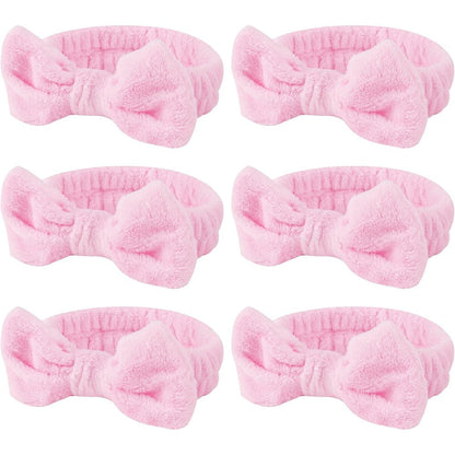 Casoty pink spa headband set front view