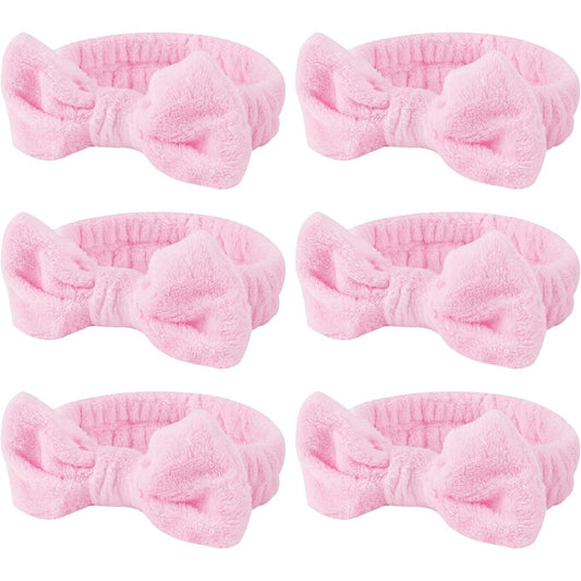Casoty pink spa headband set front view