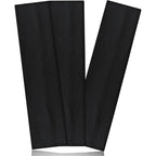 Aclovcy black non slip elastic headband front view