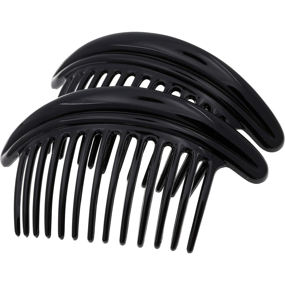 Camila Paris MP978/2 French hair side combs front view in black
