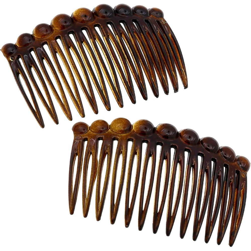 Camila Paris CP33/2 French hair side comb pair front view
