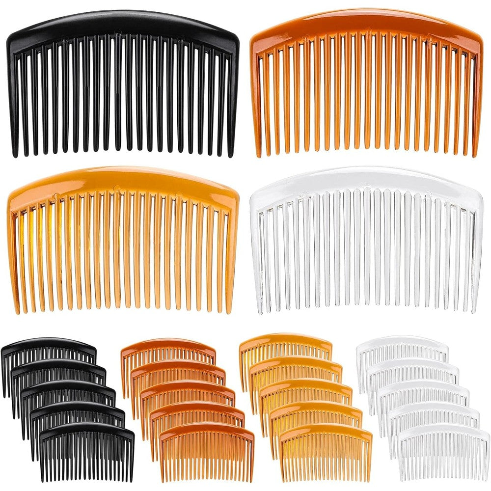 Btyms French Twist Hair Side Combs set of 6 front view