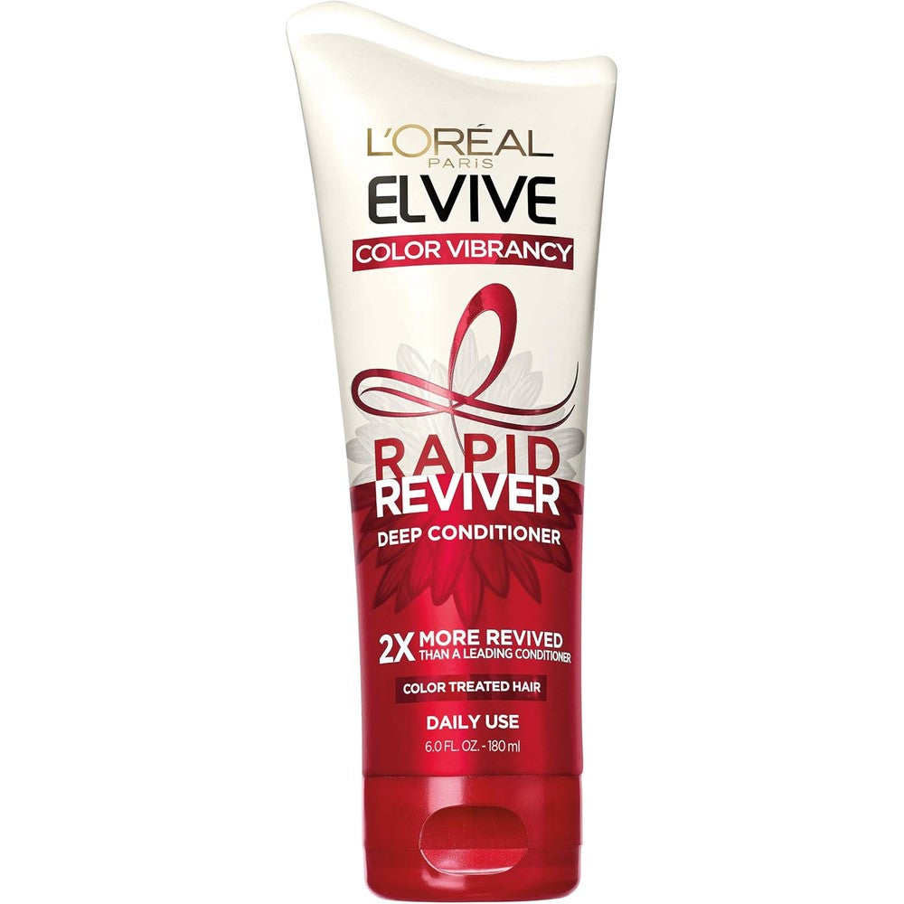 L'Oreal Paris Elvive Color Vibrancy Rapid Reviver Deep Conditioner front view bottle