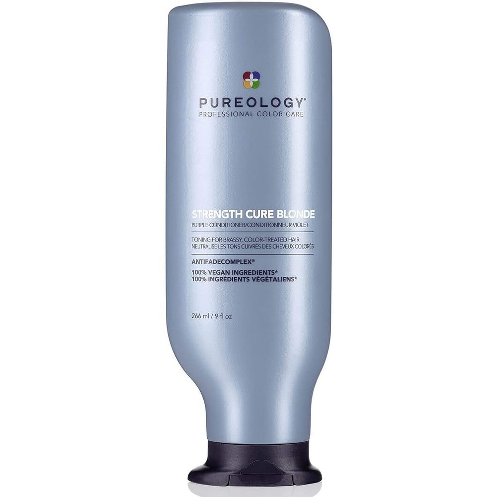 Pureology Strength Cure Blonde Purple Conditioner front view bottle