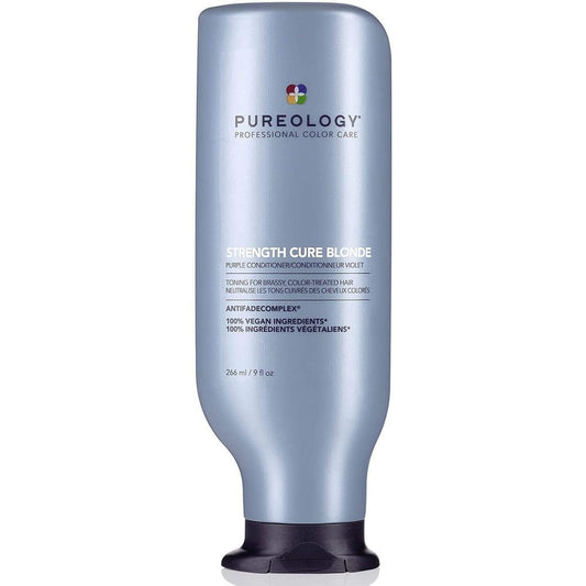 Pureology Strength Cure Blonde Purple Conditioner front view bottle
