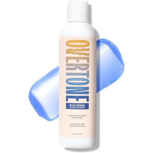 oVertone Blue Toning Conditioner 8 ounce bottle front view