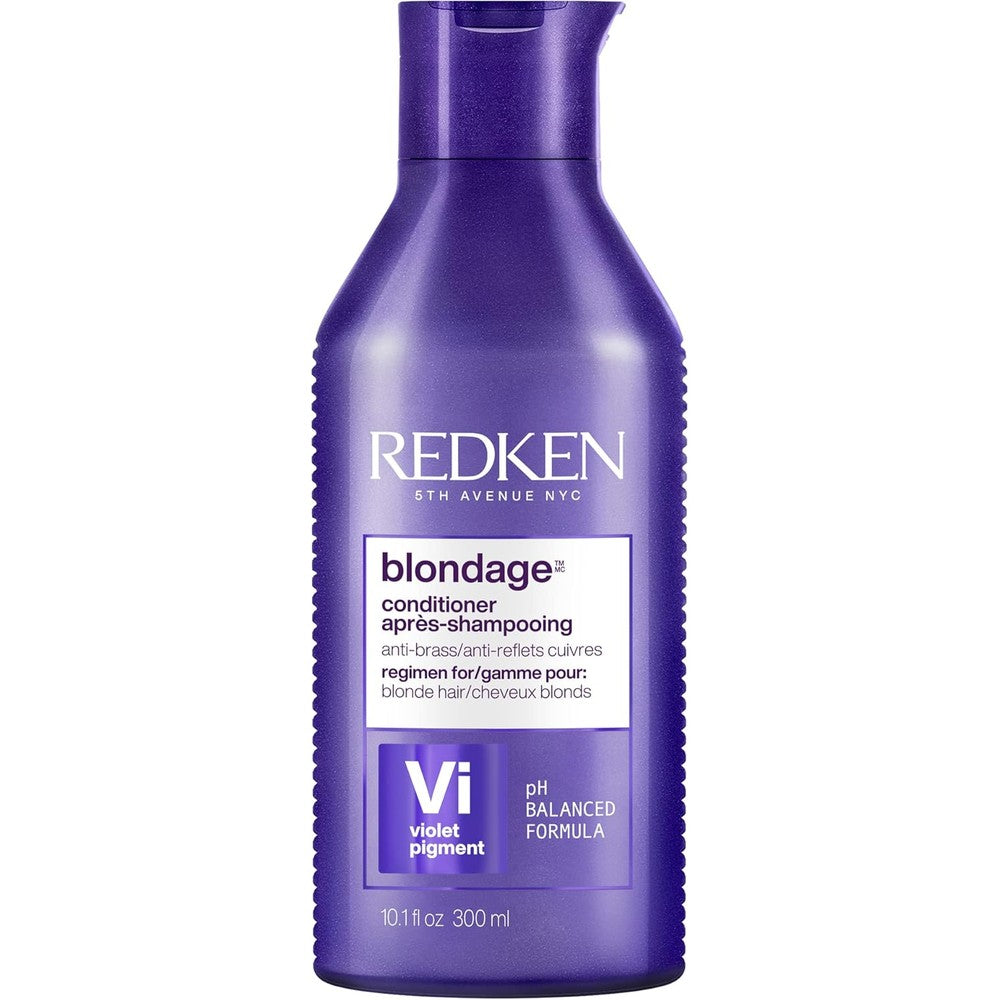 Redken Color Extend Blondage Purple Conditioner front view bottle for blonde hair toning