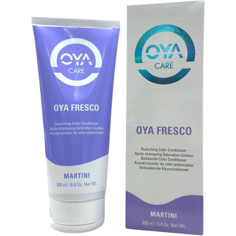 OYA Fresco Quenching Color Conditioner Martini front view tube for blonde hair toning