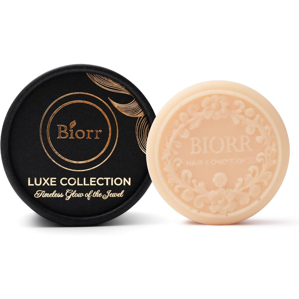 BIORR deep moisturizing and color protection conditioner bar front packaging view