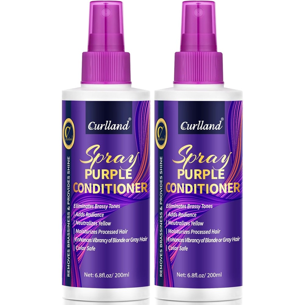 Juuce Purple Leave In Conditioner Spray front view anti brassiness toning formula