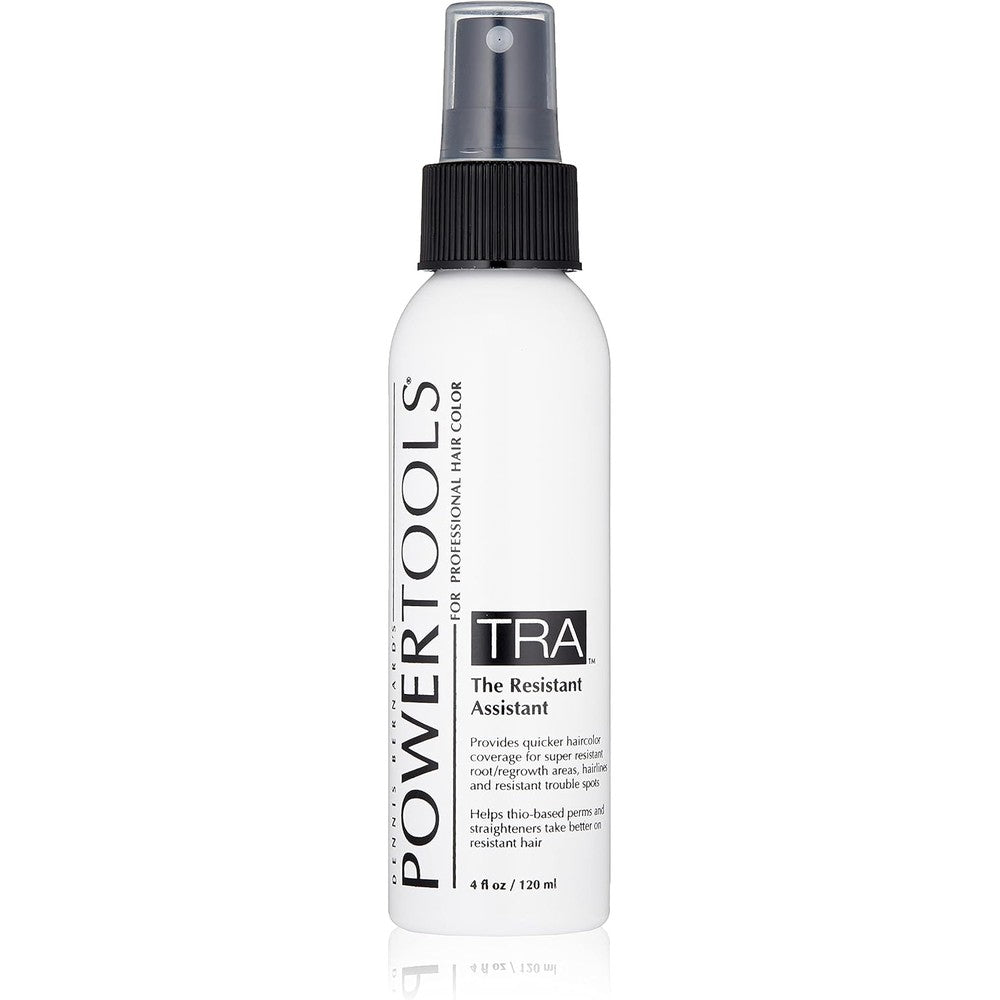 POWERTOOLS TRA The Original Resistant Assistant front view bottle for grey hair pre softening