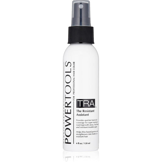 POWERTOOLS TRA The Original Resistant Assistant front view bottle for grey hair pre softening