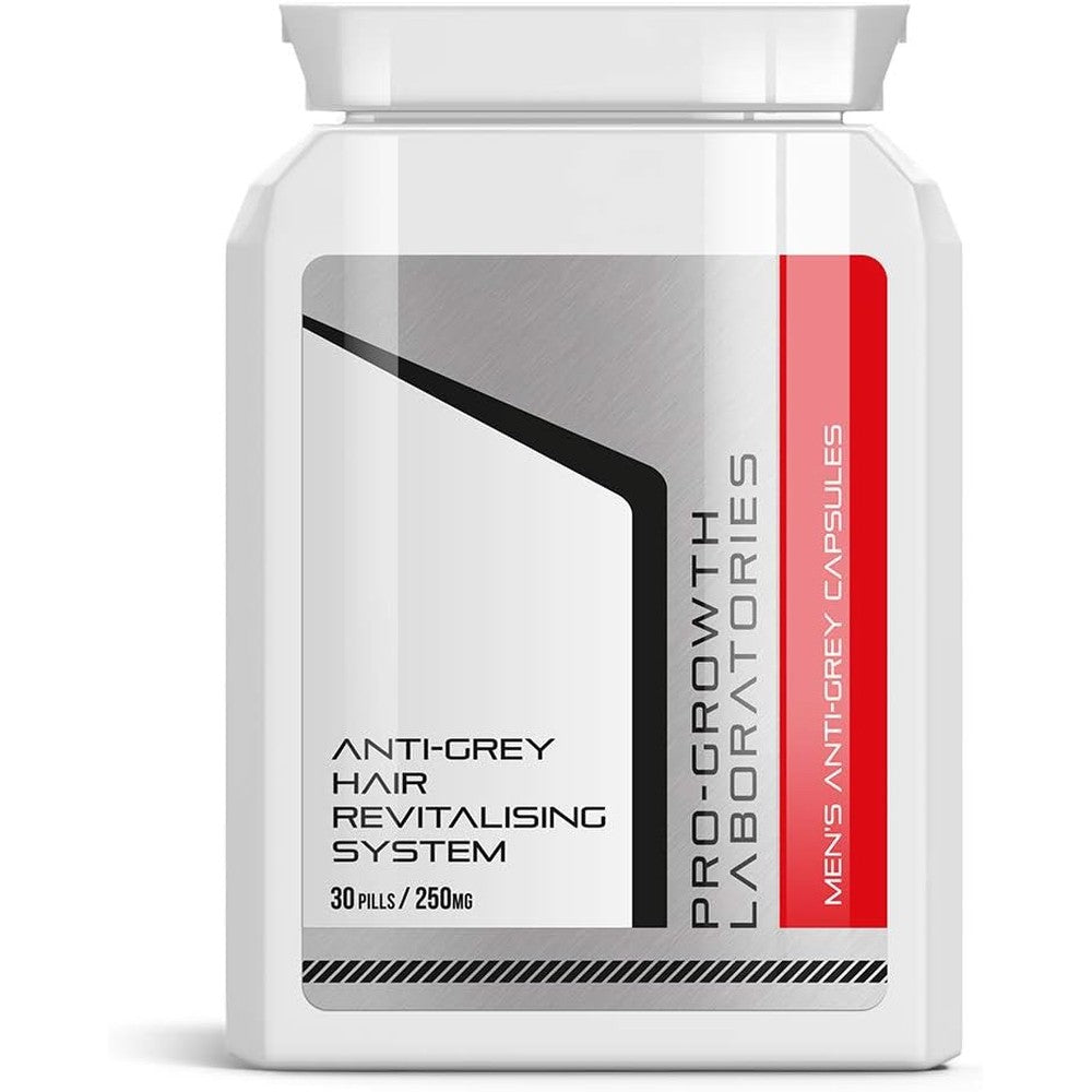 Pro Growth Mens Anti Grey Pill bottle front view natural hair color supplement