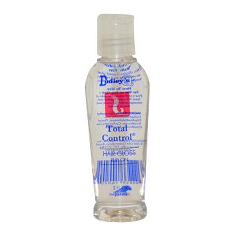 Dudley Beauty Total Control Rub On Hair Gloss bottle front view
