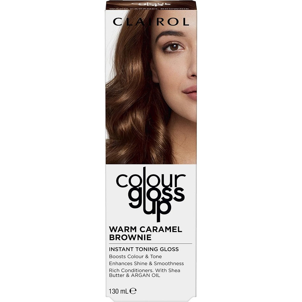 Clairol Colour Gloss Up Warm Caramel Brownie front packaging