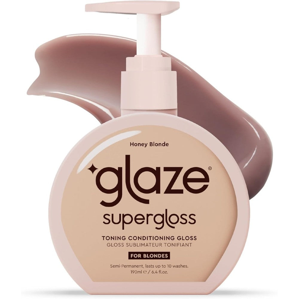 Glaze Super Gloss Color Conditioning Gloss Honey Blonde front view bottle