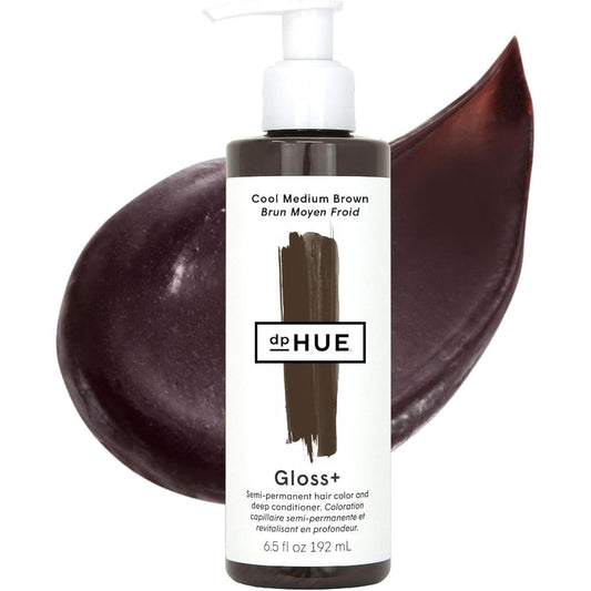 dpHUE Gloss Plus Cool Medium Brown bottle front view
