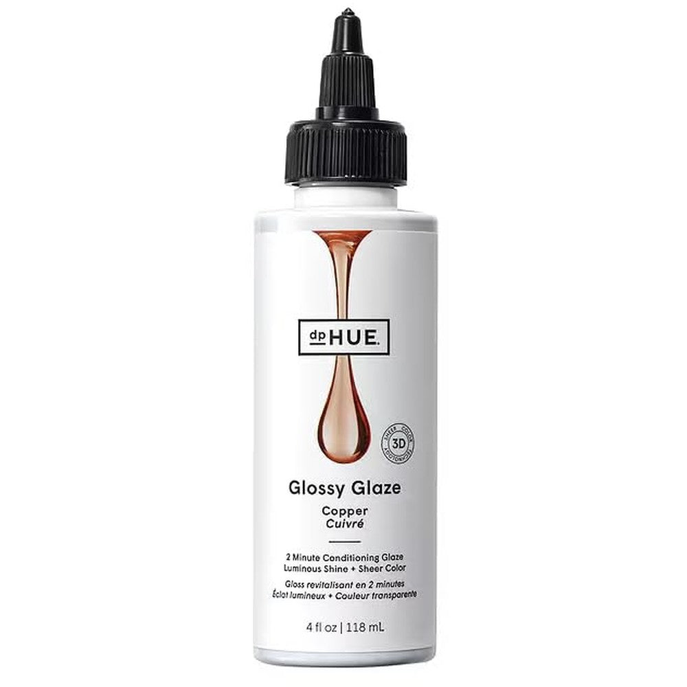 dpHUE Glossy Glaze Copper front view bottle for hair shine