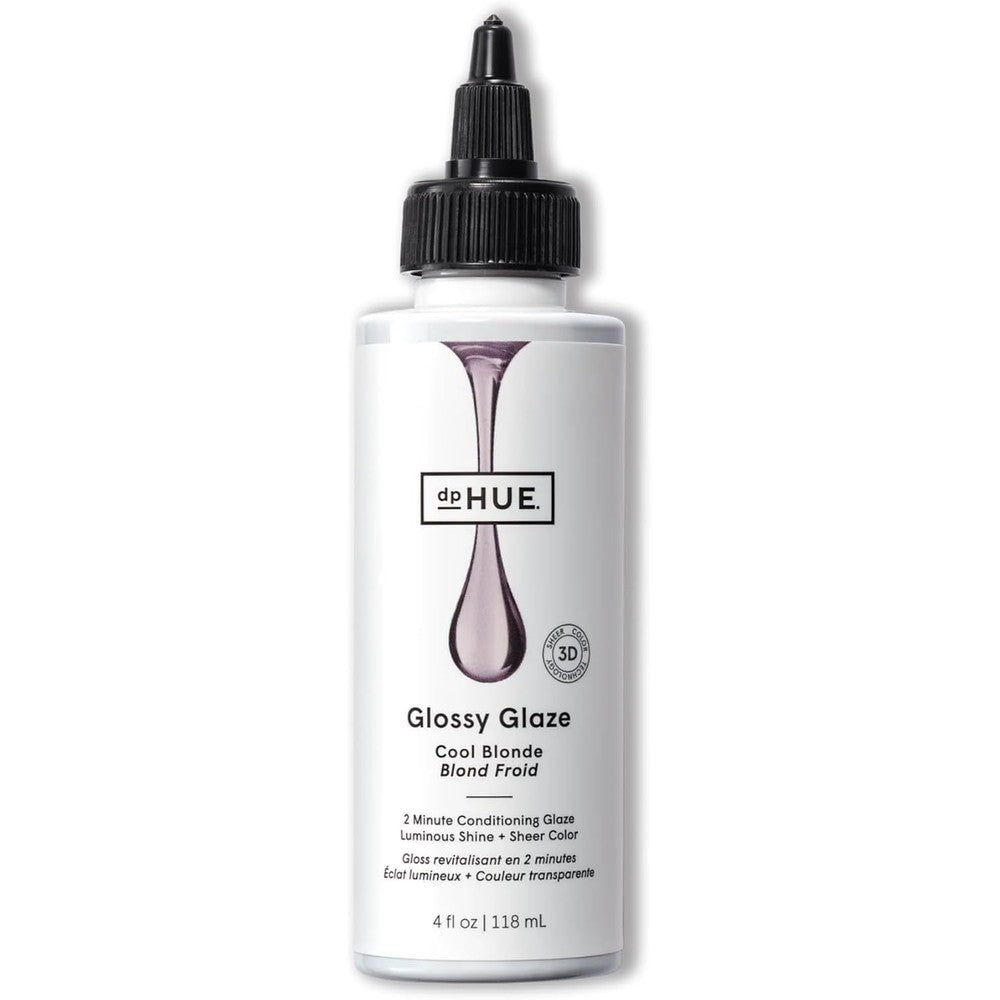 dpHUE Glossy Glaze Cool Blonde front bottle view for shiny hair