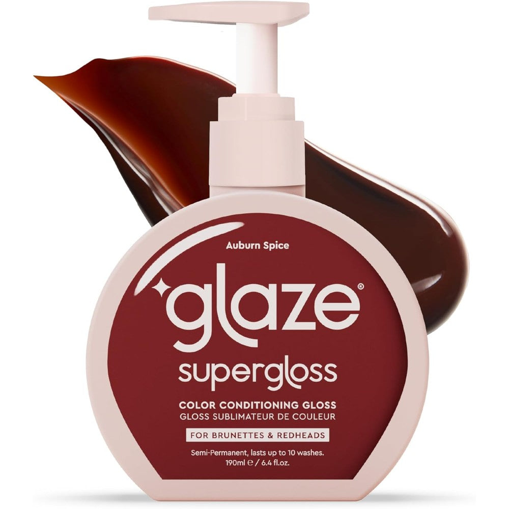 Glaze Supergloss Color Conditioning Gloss Auburn Spice front bottle view