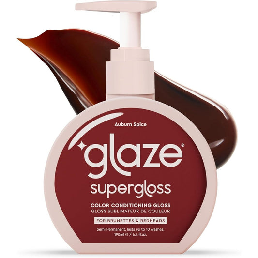 Glaze Supergloss Color Conditioning Gloss Auburn Spice front bottle view