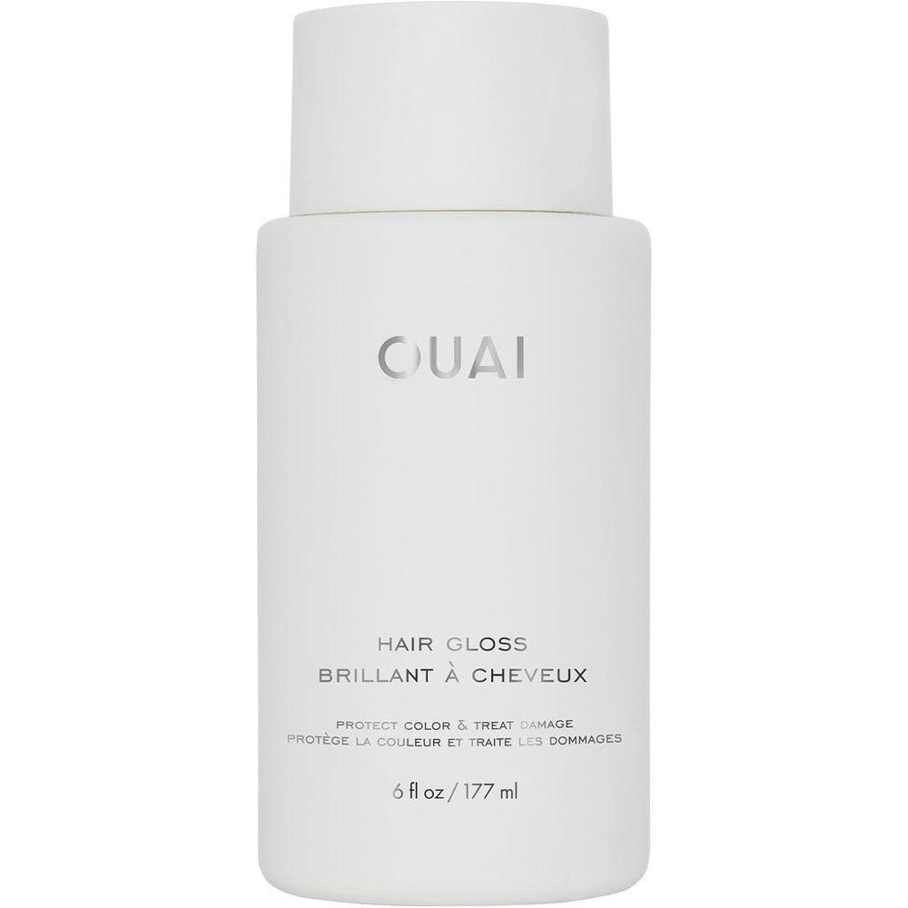 OUAI Hair Gloss 6 oz bottle for in shower shiny hair treatment and glaze