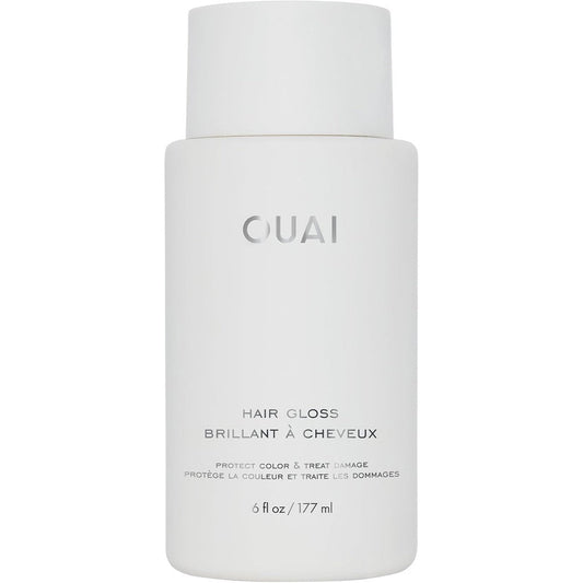 OUAI Hair Gloss 6 oz bottle for in shower shiny hair treatment and glaze