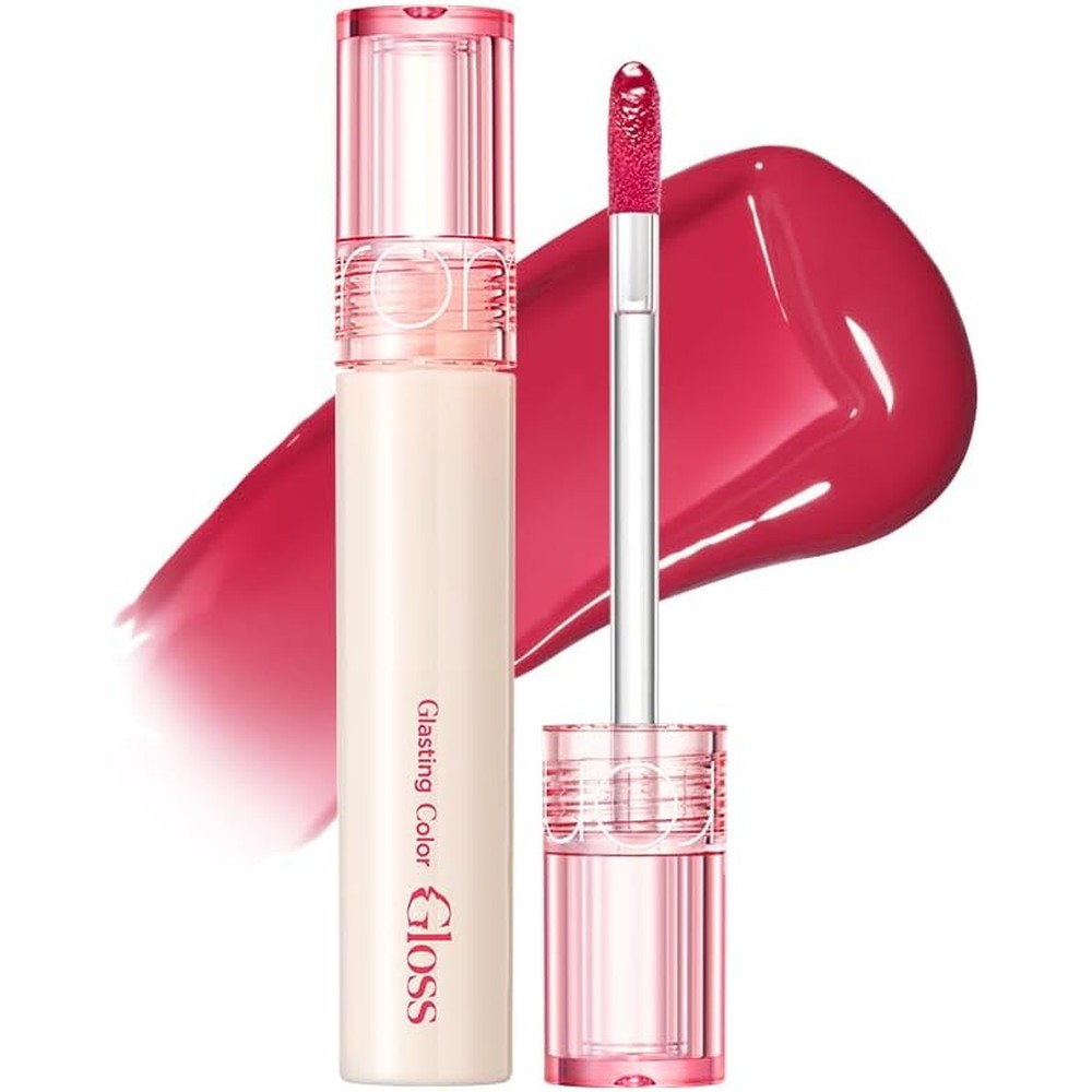 Rom&nd Glasting Color Gloss 08 Cherry Up front view packaging
