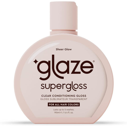 Glaze Supergloss Sheer Glow Clear Conditioning Gloss bottle front view