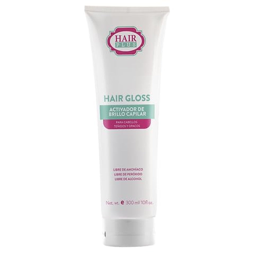 Hair Plus Hair Gloss 300ml bottle front view for dull hair