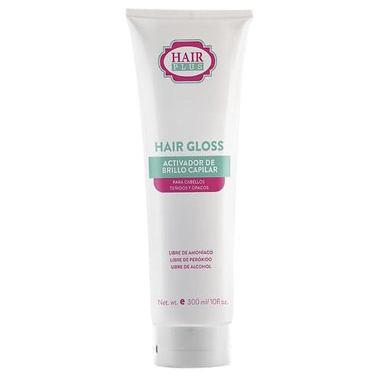 Hair Plus Hair Gloss 300ml bottle front view for dull hair