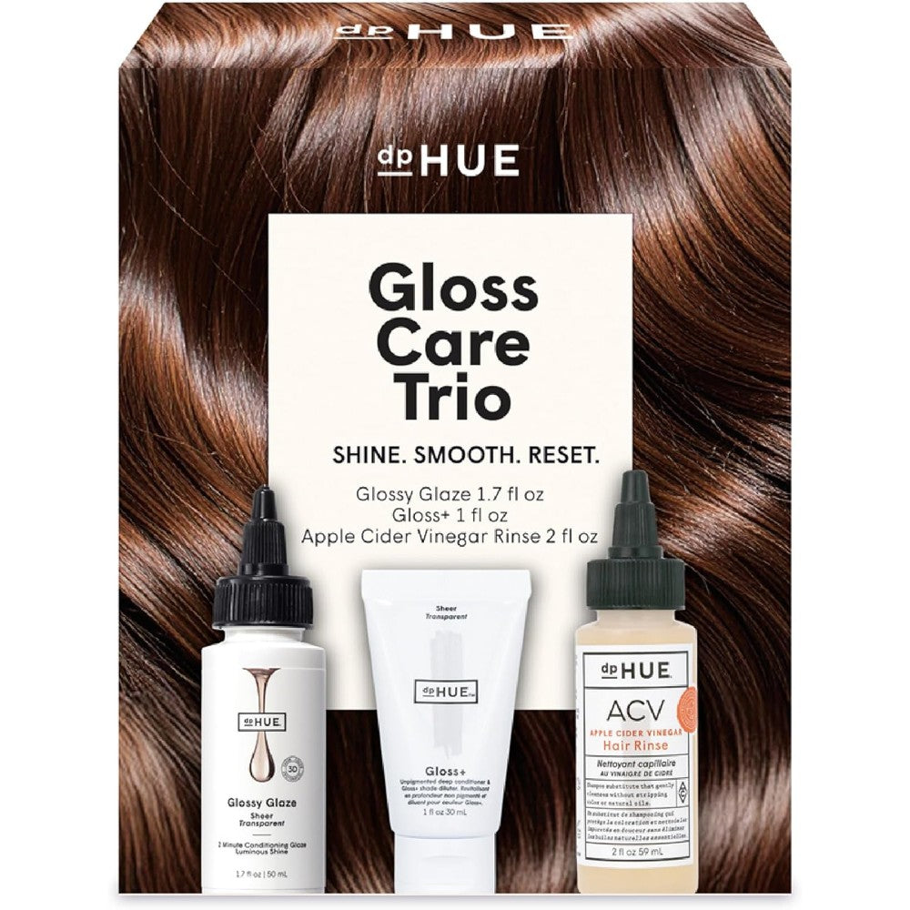 Dphue Gloss Care Trio mini hair set front view