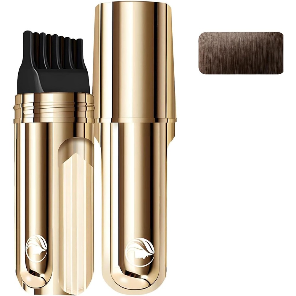 J Kimpex 2-in-1 hair dye comb dark brown front view