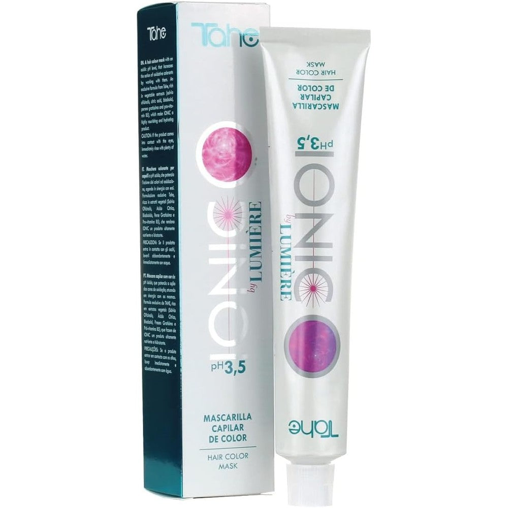 Tahe Ionic By Lumiere Sand Blonde hair color mask front view professional packaging