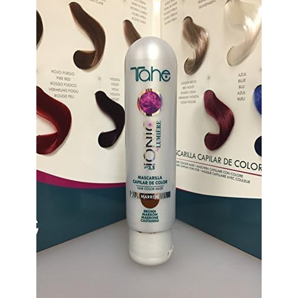 Tahe Ionic By Lumiere pH 3.5 Hair Color Mask Brown front view