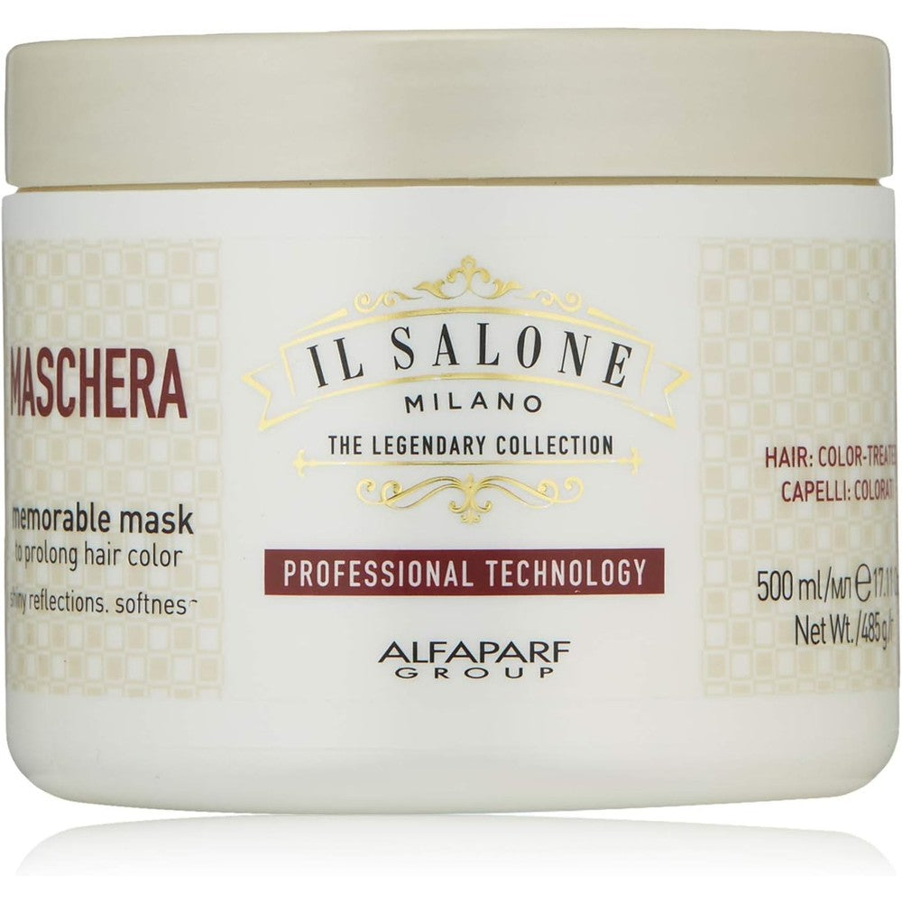 Il Salone Milano Professional Memorable Mask front view of 500ml container for color protection