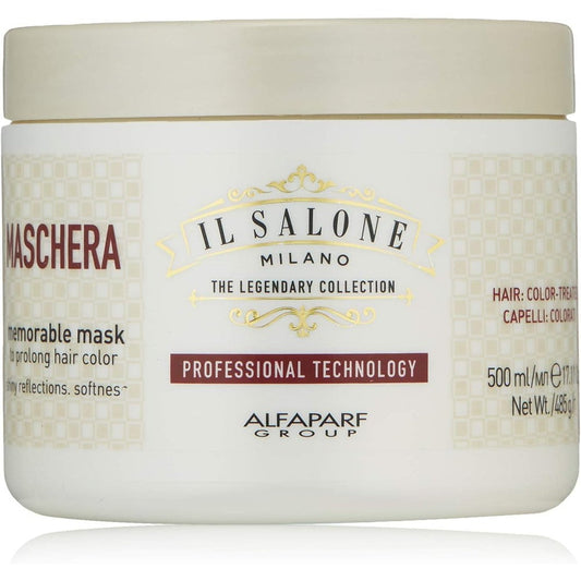 Il Salone Milano Professional Memorable Mask front view of 500ml container for color protection
